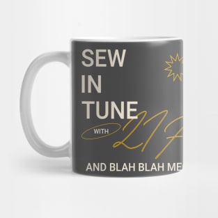 Sew in Tune with Life and Blah Blah Meow Meow Sewing Mug